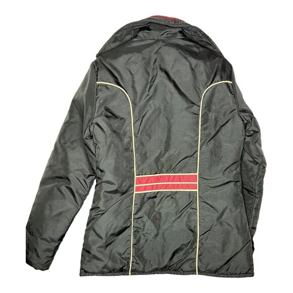 Vintage Arctic Cat Arctic wear Tall Med Black Winter Sports Jacket Coat Sledding - Picture 7 of 11